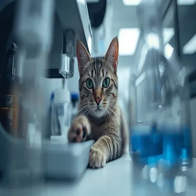 آزمایش DNA گربه در آزمایشگاه